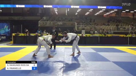 SERGIO RAIMUNDO RIOS DA SILVA vs ANAUE PAVANELLO 2024 Pan Jiu Jitsu IBJJF Championship