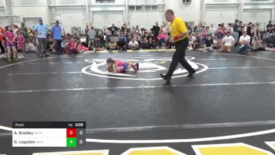 50 lbs Pools - Abby Bradley, Metro All-Stars vs Gracie Logsdon, Valkyrie Girls WC