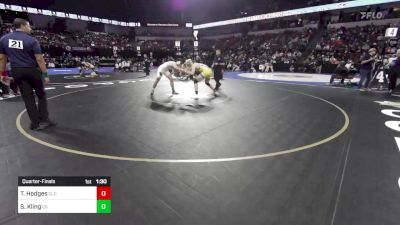 182 lbs Quarterfinal - Tyler Hodges, Clovis (CS) vs Sonny Kling, Canyon Springs (SS)