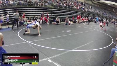 107 lbs Round 4 (6 Team) - Reagan Eaton, Nebraska Blue vs Kooper Bugner, Idaho