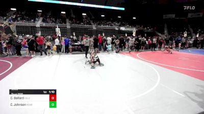 98 lbs Semifinal - Cole Ballard, Colorado Outlaws vs Christopher Johnson, Bear Cave