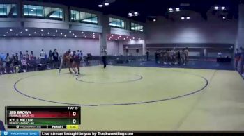 220 lbs Round 3 (8 Team) - Kyle Miller, Berks Catholic vs Jed Brown, Franklin Black