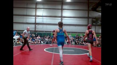 90 lbs Quarterfinals (8 Team) - Bryliegh Miears, Cleveland Wrestling vs Mya Guyette, Midwest Mat Catz