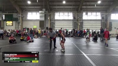 76 lbs Round 5 (6 Team) - Ryan Sexton, Warhawks vs Tony Biondillo, Terps Xtreme