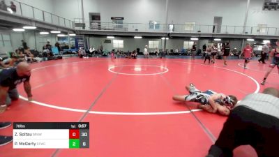 76 lbs Rr Rnd 3 - Zekial Soltau, Brawler Elite Red vs Patrick McGorty, Shore Thing WC