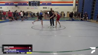 145 lbs Cons. Round 2 - Owen Exner, Battlefield vs Taven Williams, Virginia Elite Wrestling Club