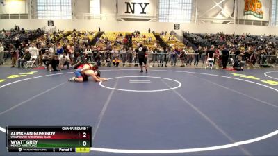 190 lbs Champ. Round 1 - Wyatt Grey, Mexico Wrestling vs Alimkhan Guseinov, Willpower Wrestling Club