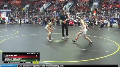 95 lbs Cons. Round 3 - Levi Ashcraft, NBWC vs Kashius Stewart, Michigan Center Young Cardinals