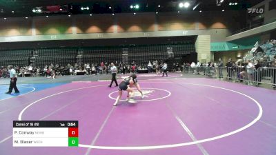 107 lbs Consi Of 16 #2 - Paisley Conway, Newberg vs Maisey Blaser, Wasatch