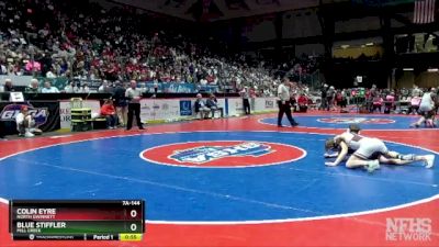 7A-144 lbs 3rd Place Match - Colin Eyre, North Gwinnett vs Blue Stiffler, Mill Creek