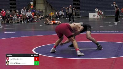 149 lbs Semifinal - Jack Crook, Harvard vs Matthew Williams, Army West Point