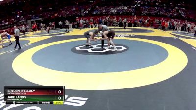 D2-106 lbs Champ. Round 1 - Jake Landis, Graham Local vs Bryden Spellacy, Padua Franciscan