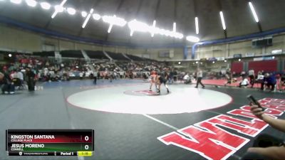 1A East 157 lbs Quarterfinal - Kingston Santana, College Place vs Jesus Moreno, Connell