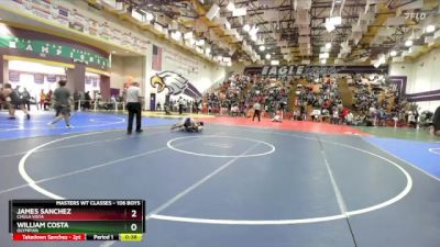 106 Boys Cons. Round 2 - William Costa, Olympian vs James Sanchez, Chula Vista