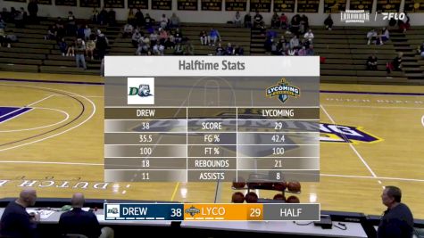 Replay: Drew vs Lycoming - Men's | Jan 27 @ 2 PM