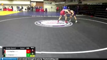 160 lbs Champ. Round 2 - Cameron Kaplan, Redondo Union High School Wrestling vs Damian Viveros, Redwood High School Wrestling