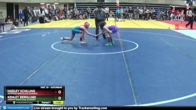 80 lbs Round 3 - Kenley Berglund, Askren Wrestling Academy vs Hadley Schilling, Superior Wrestling Academy