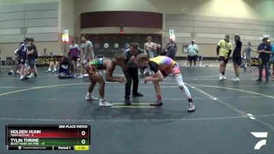 138 lbs Finals (8 Team) - Tylin Thrine, Beast Mode WA Pink vs Holden Huhn, Team Gotcha