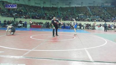 120 lbs Round Of 16 - Samuel Byers, Harrah vs Braylon Freeman, Bristow