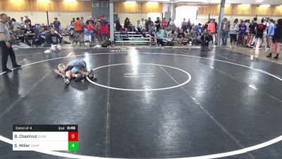 120 lbs Consi Of 4 - Braylon Chestnut, Sunbury vs Sam Miller, Camp Hill