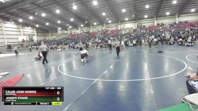 288 lbs Cons. Round 5 - Caleb John Norris, Bountiful vs Joseph Evans, Lone Peak