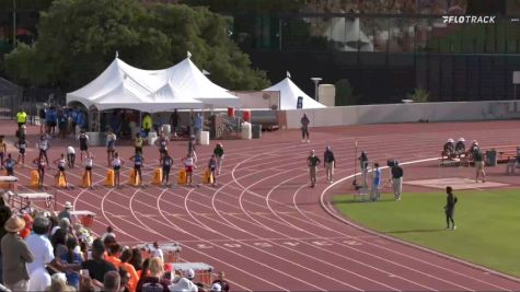 High School Girls' 100m Class 2A, Finals 1