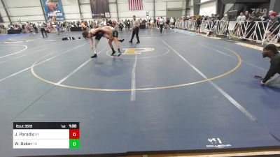 152 lbs Round Of 64 - Jonathan Paradis, NY vs William Baker, TN