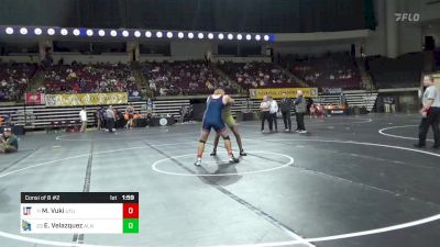 285 lbs Consi Of 8 #2 - Micah Vuki, Utah Tech vs Emmanuel Velazquez, Allen