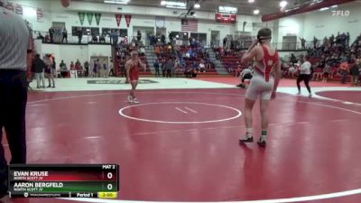 150 lbs Cons. Round 2 - Evan Kruse, North Scott JV vs Aaron Bergfeld, North Scott JV