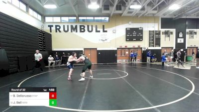 220 lbs Round Of 32 - Brendan Dellorusso, Staples vs Joseph Bell, Norwalk