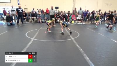 50 lbs Rr Rnd 2 - Jeffrey Lutes, Ragin Raisins Concord K-4 vs Kayden Thompson, Tri State Hammers K-4