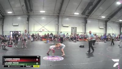 52 lbs Round 2 (6 Team) - Landen Morris, Backyard Brawlers vs Louden Moon, Roundtree Wrestling Academy