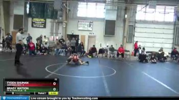 72 lbs Round 6 (8 Team) - Brady Watson, PA Alliance Blue vs Tyden Shuman, Warhawks Red