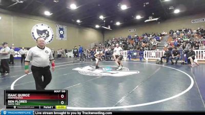 145 lbs Semifinal - Isaac Quiroz, Independence vs Ben Flores, Santa Ynez