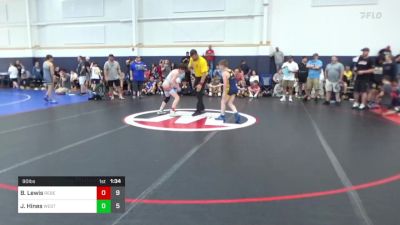 90 lbs Pools - Brody Lewis, Rebellion vs Jett Hines, West Virginia Wild