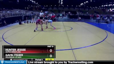 95 lbs Cons. Round 3 - Gavin Fisher, Wilkinson Jr High vs Hunter Jessee, Alpha Wrestling