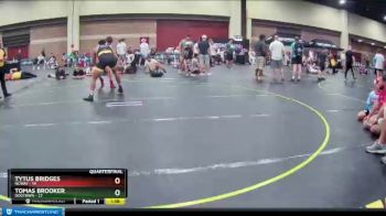 195 lbs Quarterfinals (8 Team) - Tomas Brooker, Dogtown vs Tytus Bridges, NCWAY