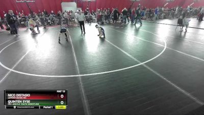 71 lbs Semifinal - Nico Distasio, Lemont Bears WC vs Quinten Syse, Pec-Argyle Youth Wrestling