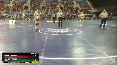 125 lbs Cons. Semi - Kylee Yetter, Minot vs Bryn Larson, Grand Forks