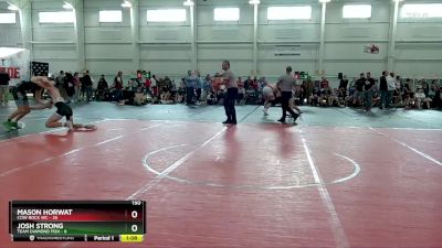 150 lbs Round 4 (10 Team) - Josh Strong, Team Diamond Fish vs Mason Horwat, Cow Rock WC