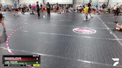 85/96 Round 4 - Brandon Lefler, Darkhorse Wrestling vs Luke Mealer, Guerrilla Wrestling Academy