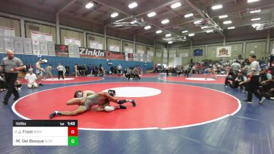 150 lbs Semifinal - Jaxtyn Frost, Buchanan vs Max Del Bosque, Clovis North