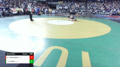 4A 152 lbs Quarterfinal - Jake Hubby, Hanford vs Caden Hollenbeck, Bethel