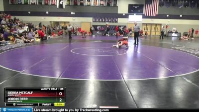 125 lbs Cons. Round 2 - Jordin Derr, Independence vs Sierra Metcalf, North Scott