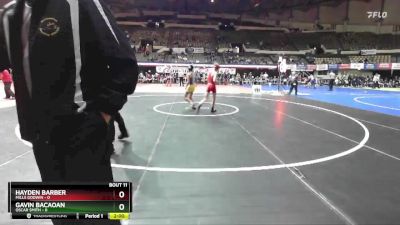 106 lbs Quarters & Wb (16 Team) - Hayden Barber, Mills Godwin vs Gavin Bacaoan, Oscar Smith