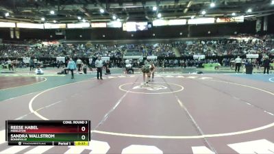 152 lbs Cons. Round 3 - Reese Habel, Middleton vs Sandra Wallstrom, Bonneville