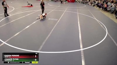 52 lbs Semis & 1st Wrestleback (8 Team) - Connor Flynn, Farmington vs Kaison Perkins, NRHEG