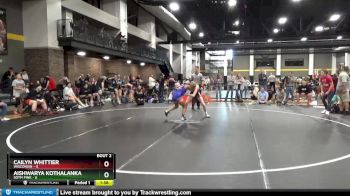 106 lbs Semis (4 Team) - Aishwarya Kothalanka, SOTM Pink vs Cailyn Whittier, Wisconsin
