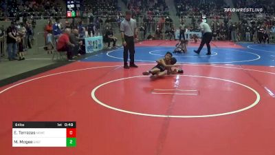 64 lbs Consolation - Eric Terrazas, Newcastle Youth Wrestling vs Michael Mcgee, East Tulsa Cardinals