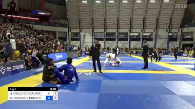 JOÃO PAULO GONÇALVES NETO vs CARLOS HENRIQUE COSTA CAMPOS 2023 World Jiu-Jitsu IBJJF Championship